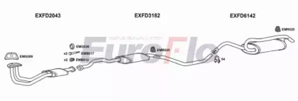 Система выпуска ОГ EuroFlo FDESC16 3011A